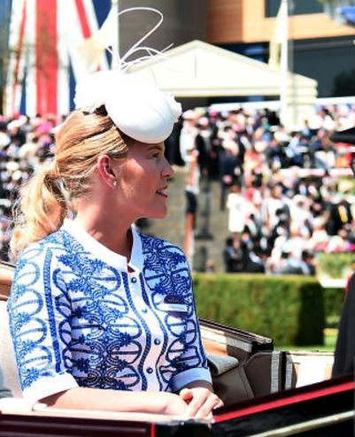 Autumn Philips, June 20, 2017 in Emily London | Royal Hats