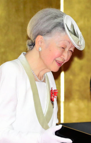 Empress Michiko, Aug 2, 2017 | Royal Hats