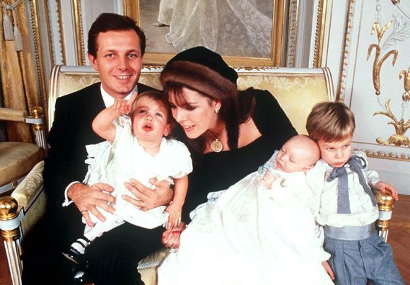 1987-12-19 Pierre Casiraghi christening 2